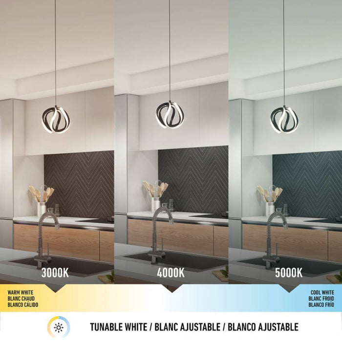 PDT1-VIC-HD2BL Vivaldi 1-lt 7" LED Pendant