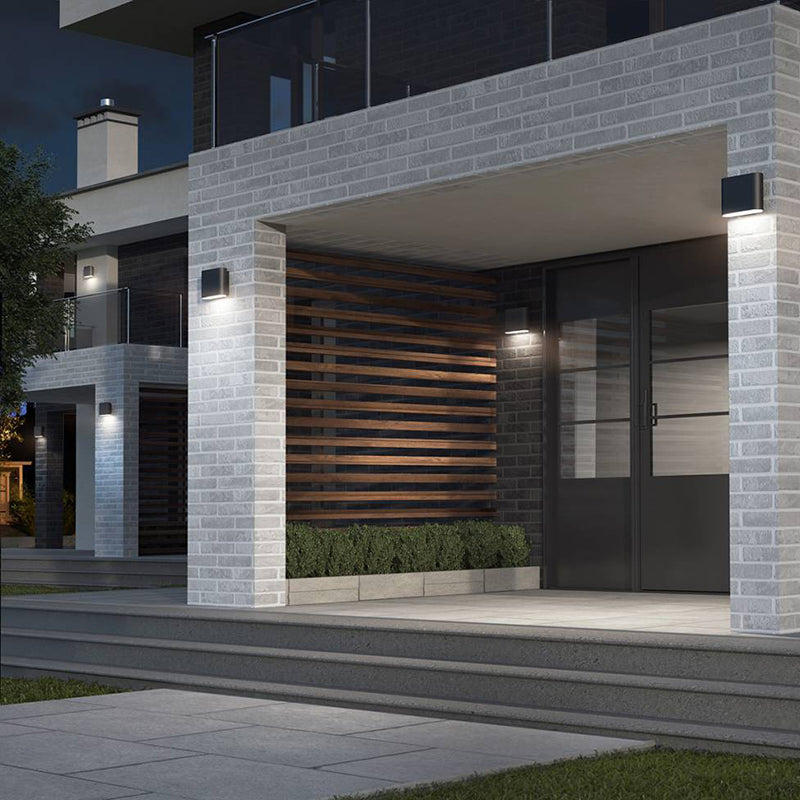 OUT-WIC Willow 1-lt 6" LED Outdoor Wall Sconce, CCT