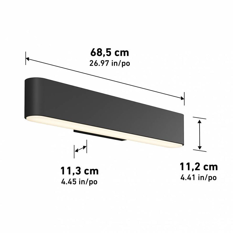 VAN-WIC Willow 1-lt 27" LED Vanity, CCT
