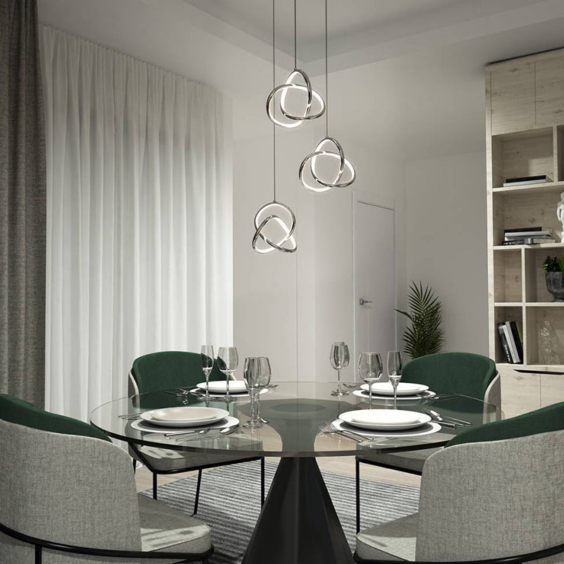 PDT3-ZEC-CRJ Zephyr 3-lt 15" LED Pendant, CCT