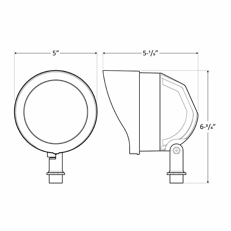 GL 12W LED Garden Flood Light, 3000K