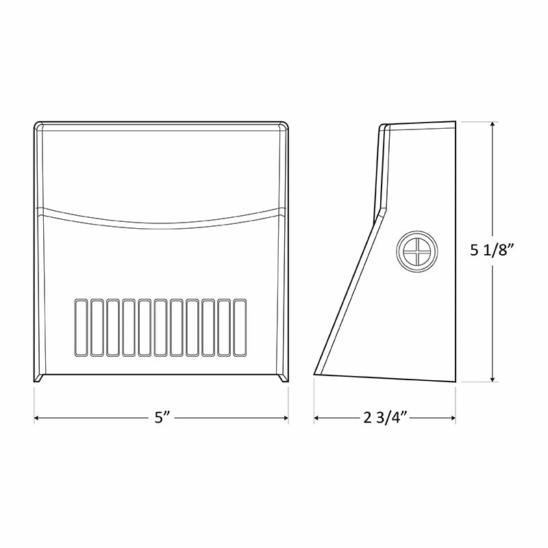 LMW 12W LED Mini Cutoff Wall Pack