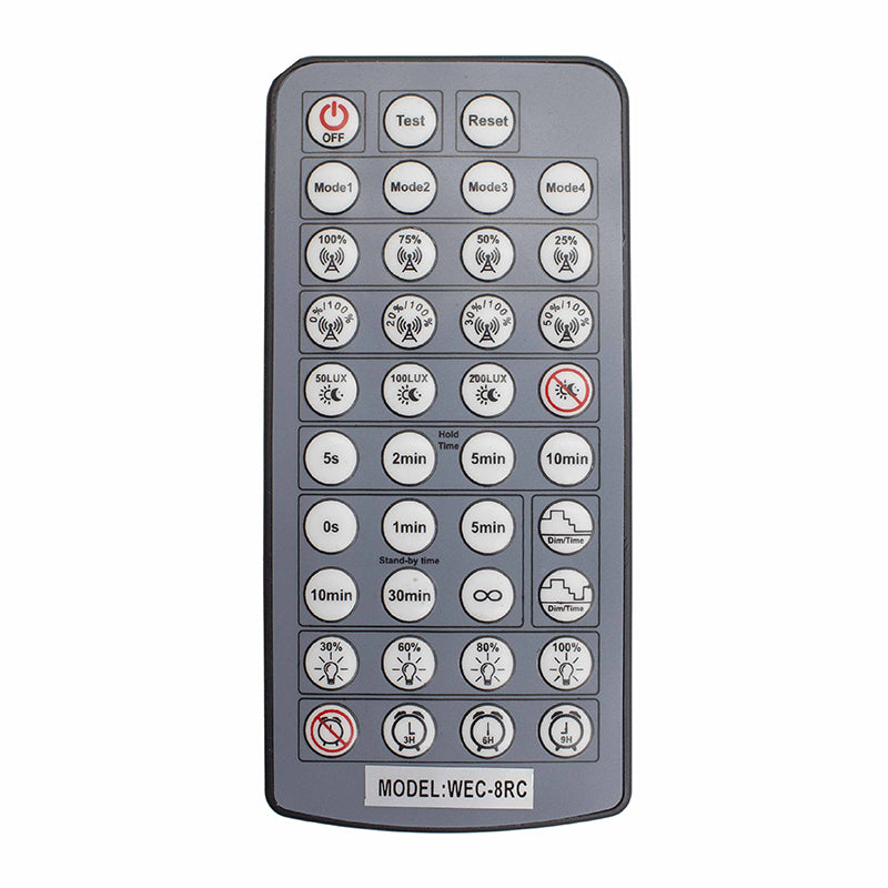 WEC-8RC Remote Control For WEC-3MR-4 & WEC-3MR-3