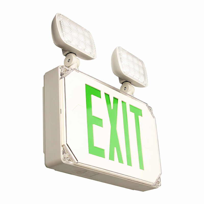 XT-CLWP Wet Location Combo LED Exit & Emergency Sign