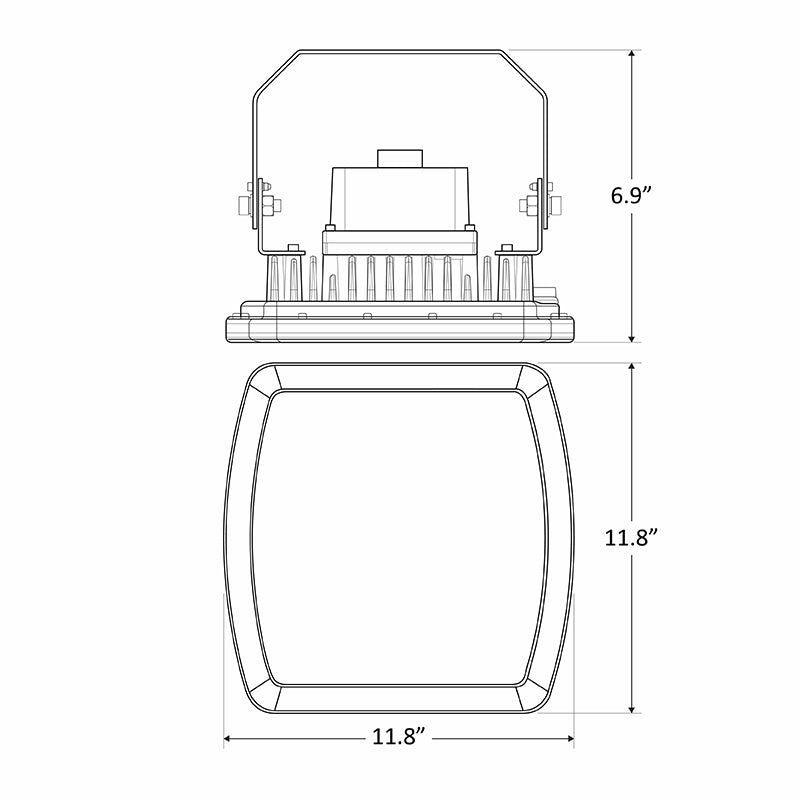 EXPF 100W LED Explosion-Proof Flood Light, 6000K