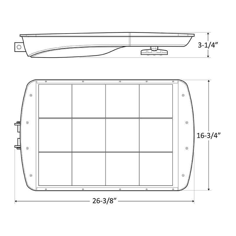 SOLF 36W LED Solar Flood Light, 5000K