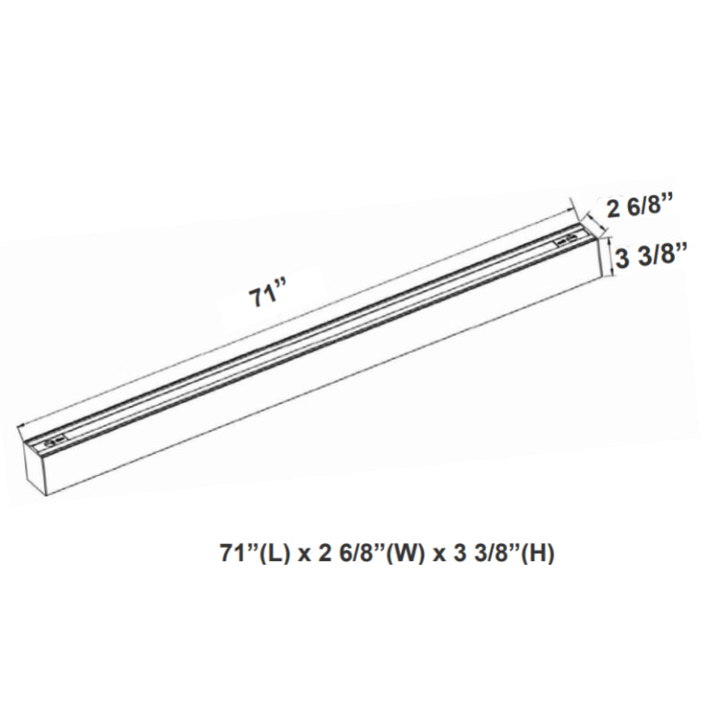 SCX 6FT LED Direct Linear Lights - CCT Selectable