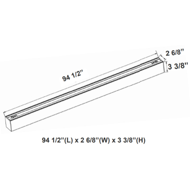 SCX 8FT LED Direct Linear Lights, CCT