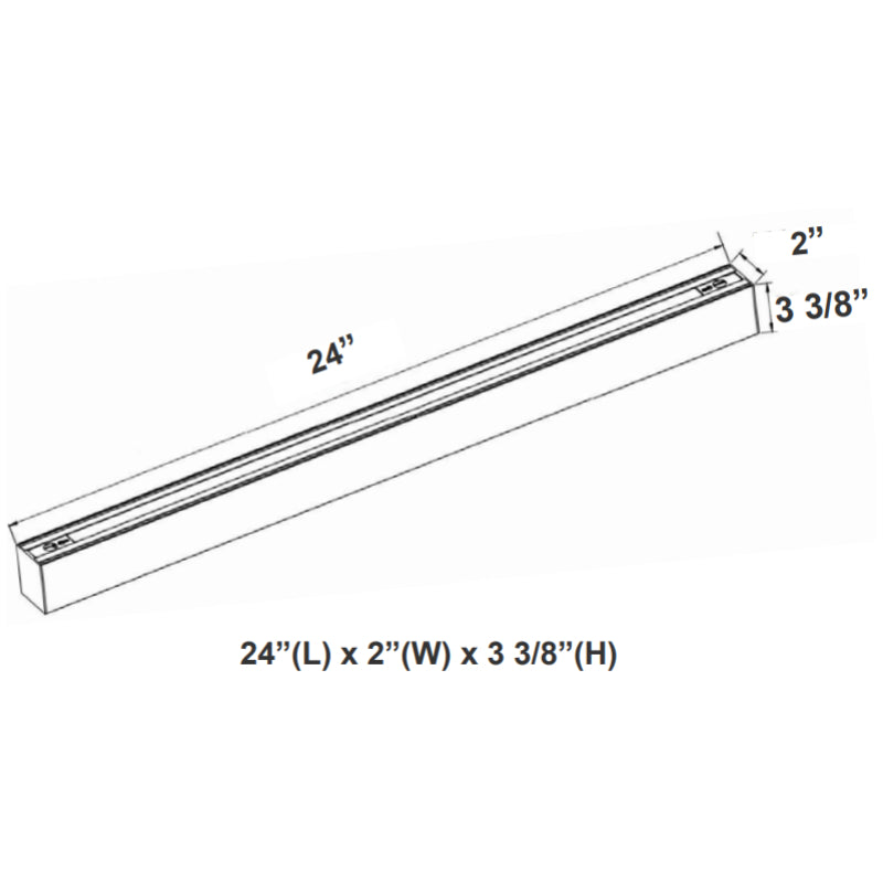 SCX2 2FT 20W LED Linkable Linear Light, CCT