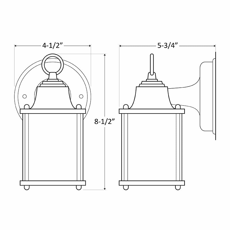 LRS 6W LED Residential Lanterns with Photocell