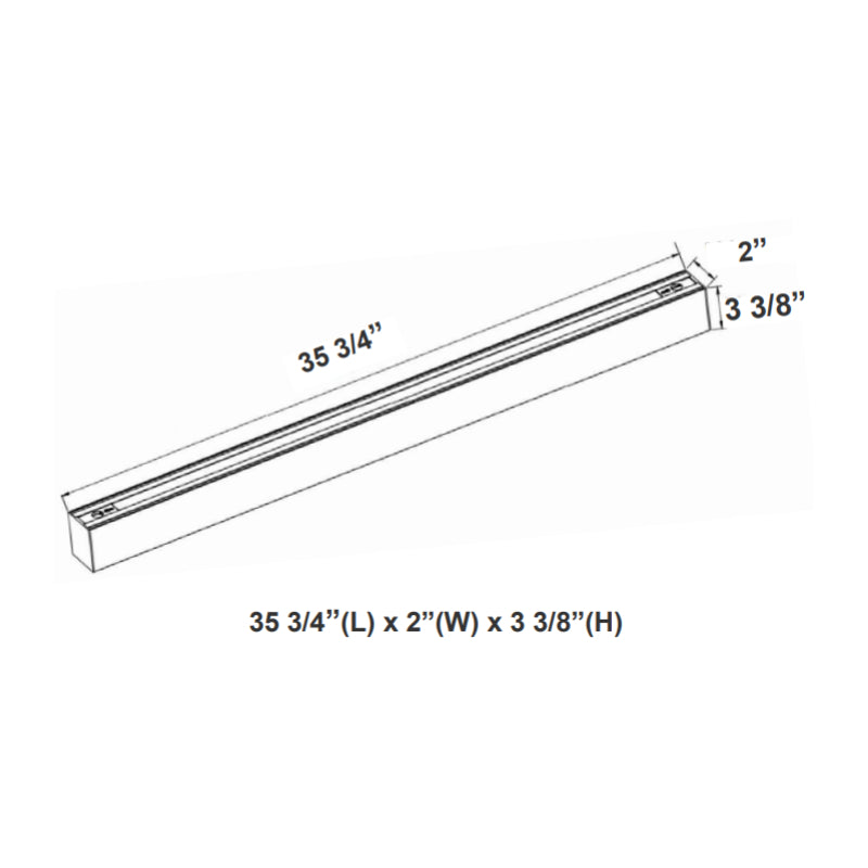 SCX2 3FT 30W LED Linkable Linear Light, CCT