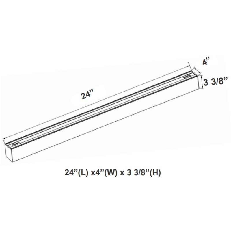 SCX4 2FT 20W LED Wall Wash Linear Light, CCT