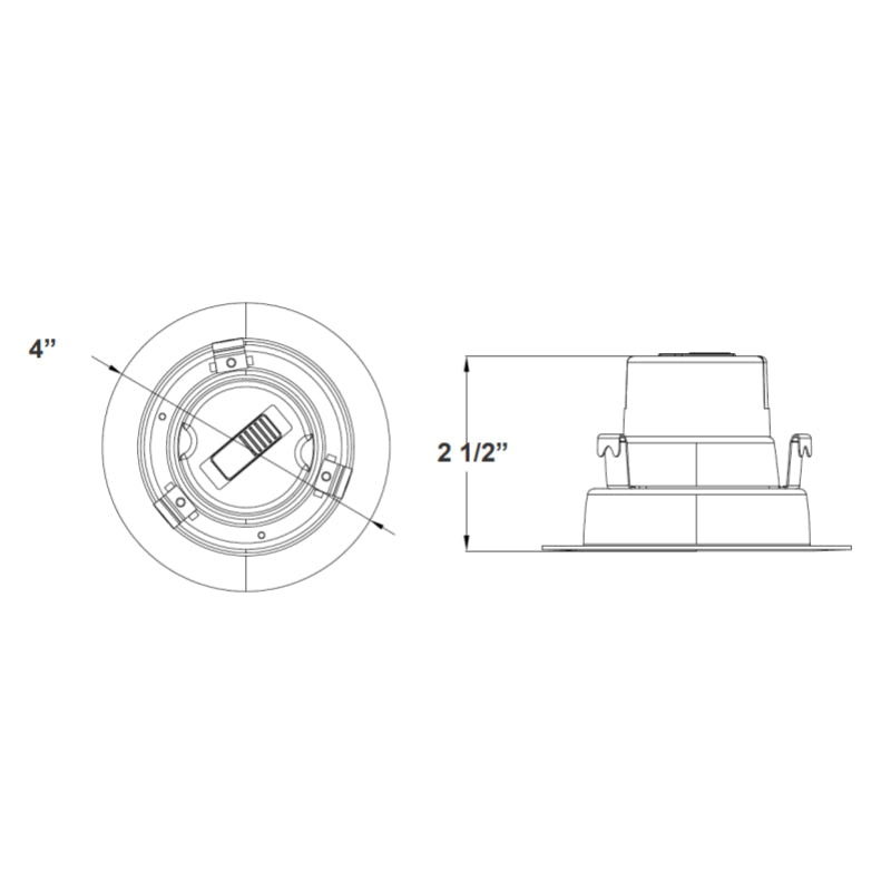 RDL3 3" 7W LED Recessed Downlight, CCT