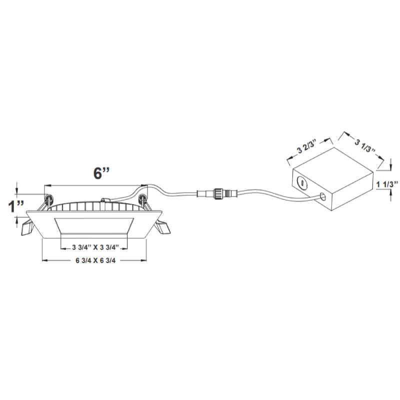 SSLRB6 6" 15W LED  Ultra Slim Round-Back Recessed Light, CCT Selectable