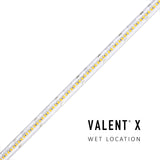 Diode LED VALENT X Wet location 4.6W/ft LED Tape Light, 24V, 100-ft, 3500K