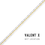 Diode LED VALENT X Wet location 4.6W/ft LED Tape Light, 24V, 16-ft, 2400K