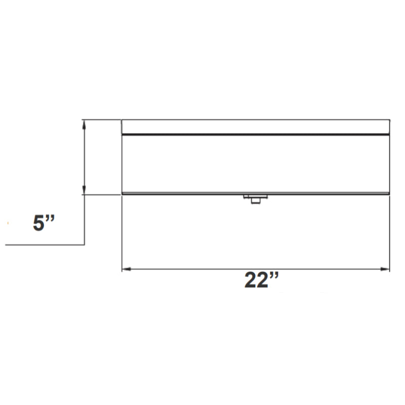 LCFF 22" LED Flush Mount