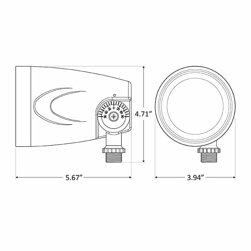 LFLV 12W 12V LED Landscape Uplights, 4000K