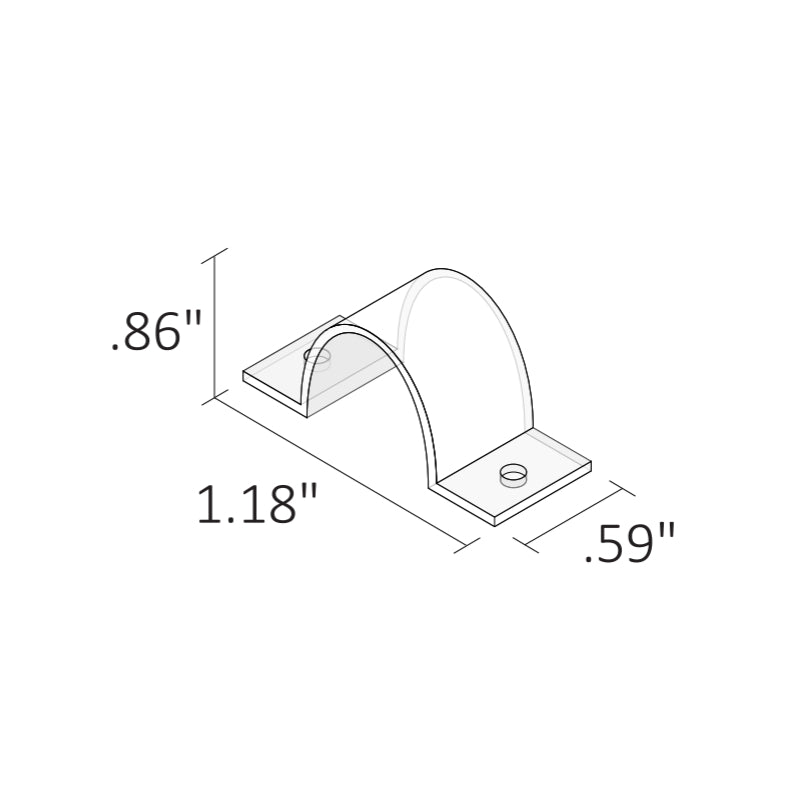 NEON BLAZE Side Bending, Top U-clip, Bag of 16