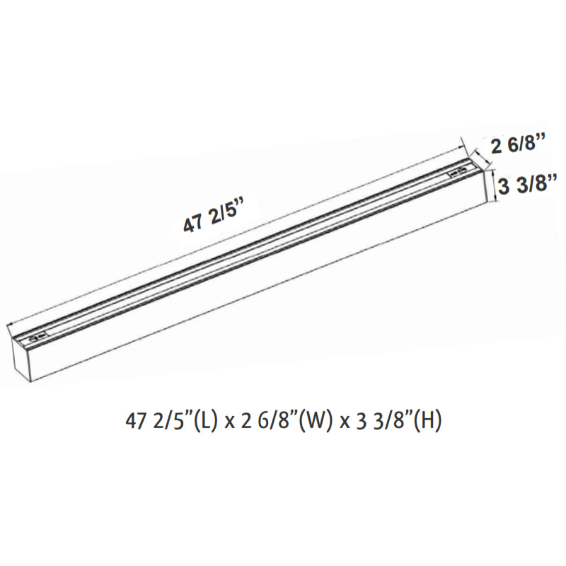 SCX4 4FT 40W LED Indirect Linear Light, CCT