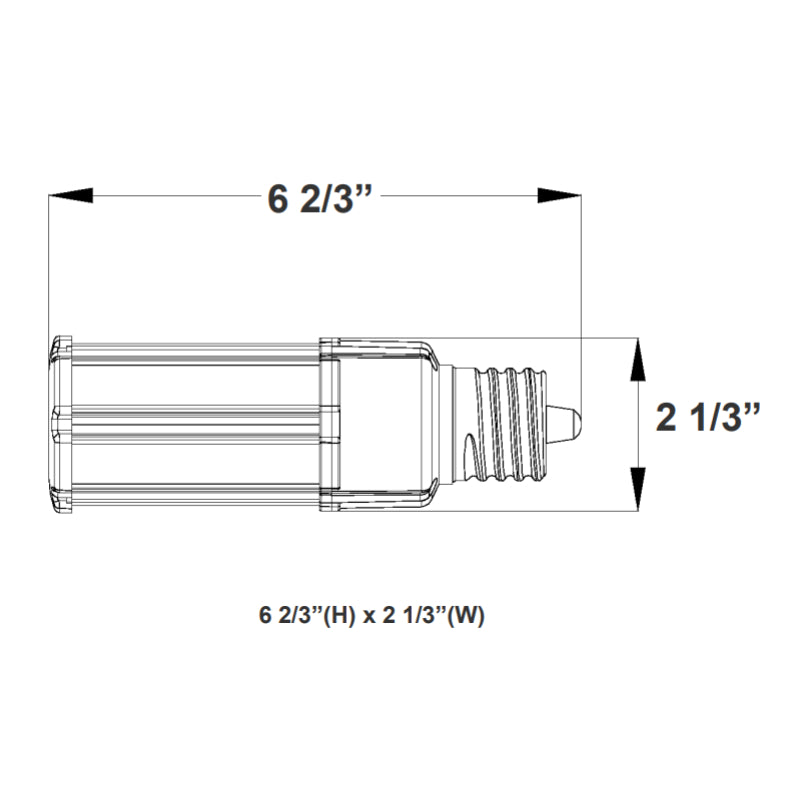 CL-EHL 27W LED Corn Bulb, E26 Base, 3000K
