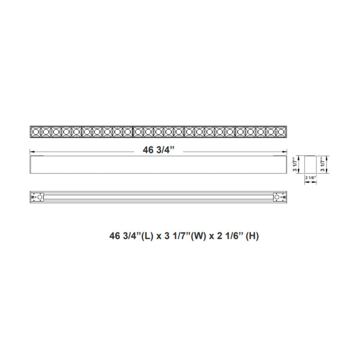 SCO 4FT 40W Micro Optic LED Linear Light, CCT