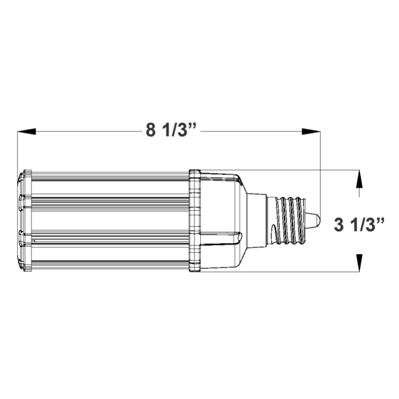 CL-EHL 36W LED Corn Bulb, E39 Base, 5000K