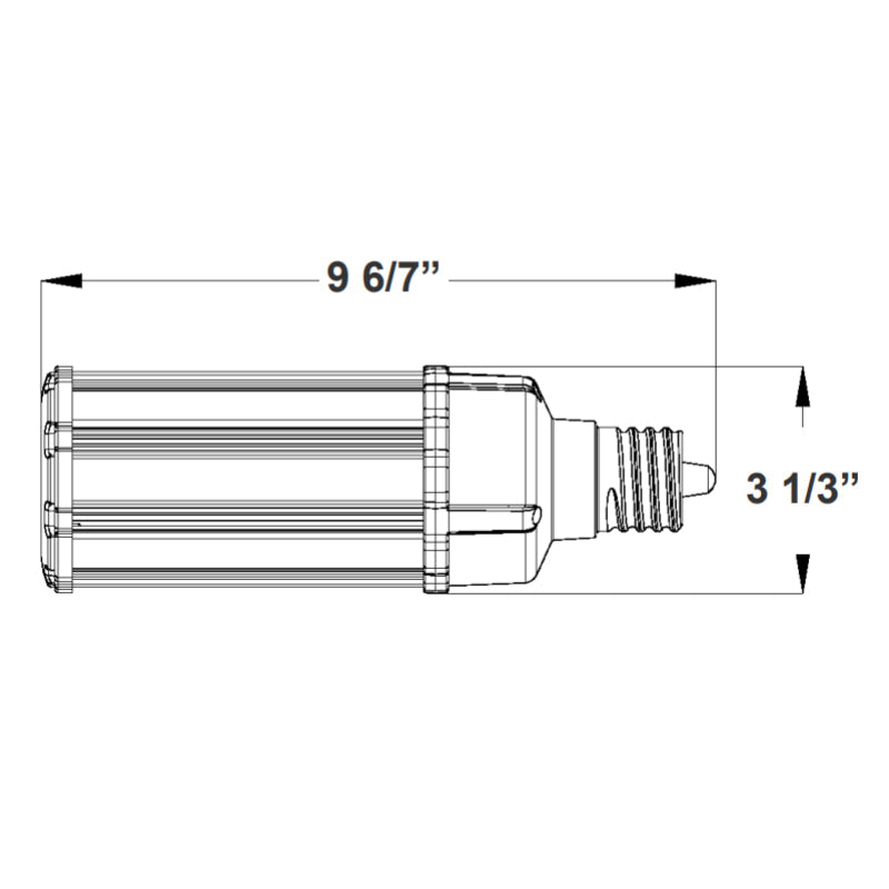 CL-EHL 54W LED Corn Bulb, E39 Base, 3000K
