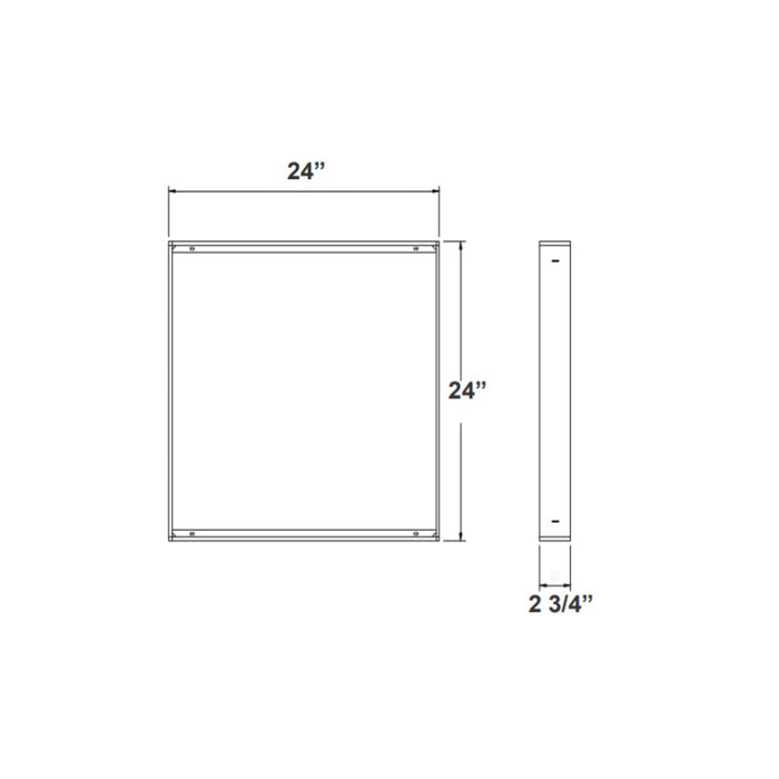 LPNG-SRFC-2X2 Surface Mounting Kit For 2X2 Panel