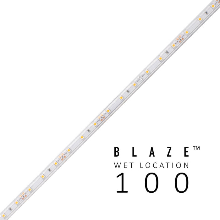 BLAZE Wet Location 100 1.46W/ft LED Strip Light, 12V, 16ft, 3000K