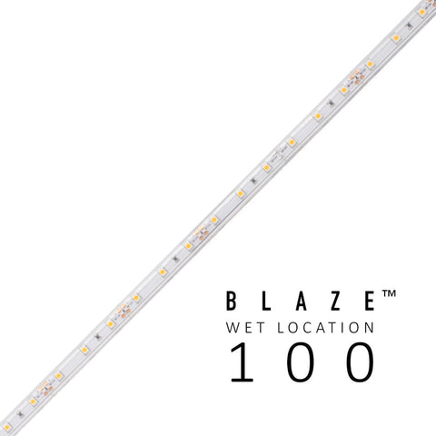 Diode LED BLAZE Wet Location 100 1.46W/ft LED Strip Light, 12V, 16ft, 3000K