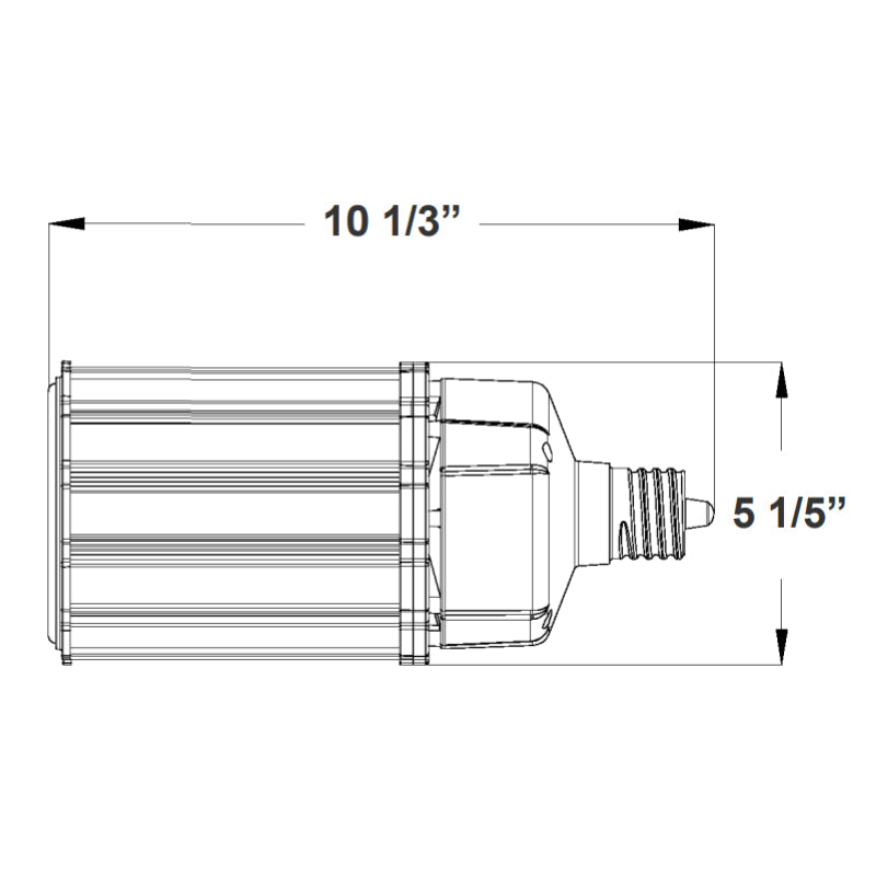 CL-EHL 100W LED Corn Bulb, E39 Base, 5000K
