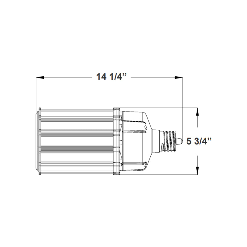 CL-EHL 200W LED Corn Bulb, E39 Base, 5000K
