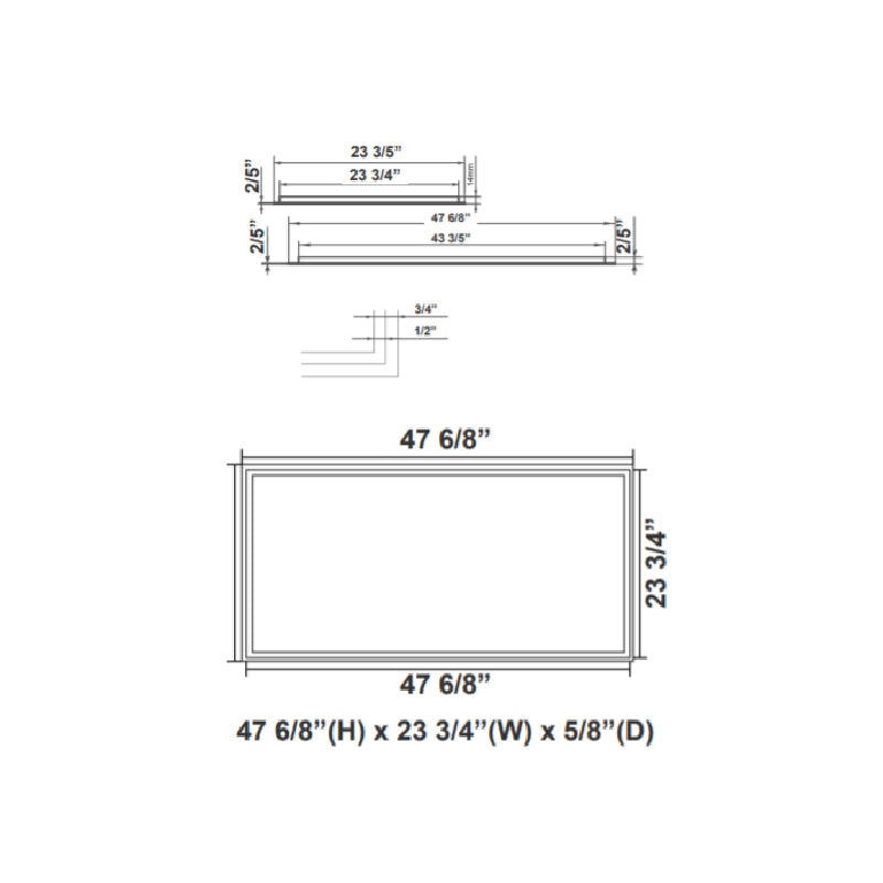 TGL 2x4 35W/45W/54W LED T-Bar Grid Light, CCT