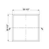 Westgate LPNG-RMK-2X2 Recessed Mounting Flange Kit For 2X2 Panel