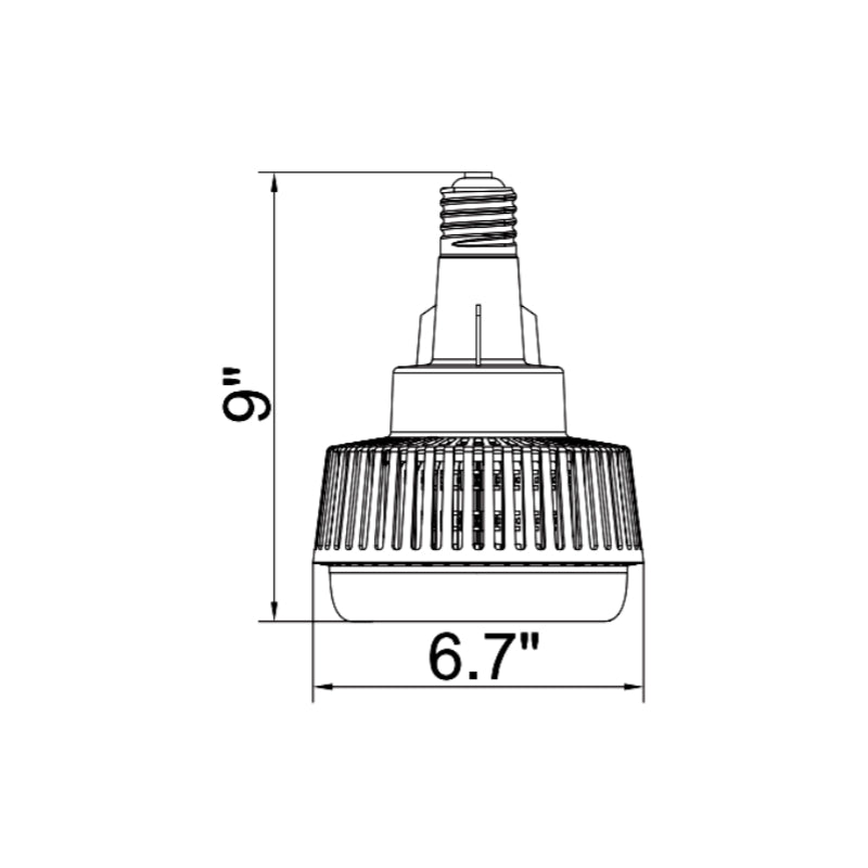 HPL-HB 60W LED High Power Lamp, E39 Base, 5000K