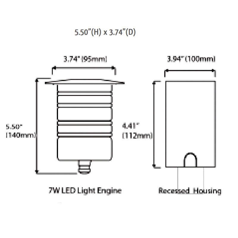 IGL-10W 12V LED In-Ground Light, RGBW