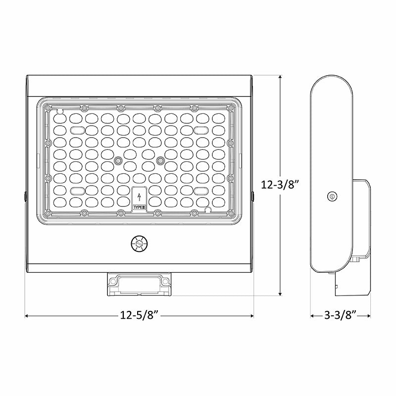 LFX 50W/80W/100W/150W LED Flood Light, 5000K, 480V
