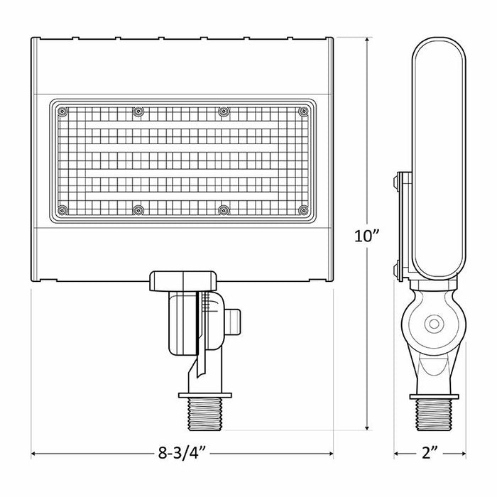 LFX-MD 15W/20W/30W/50W LED Medium Flood Light with Knuckle, 4000K