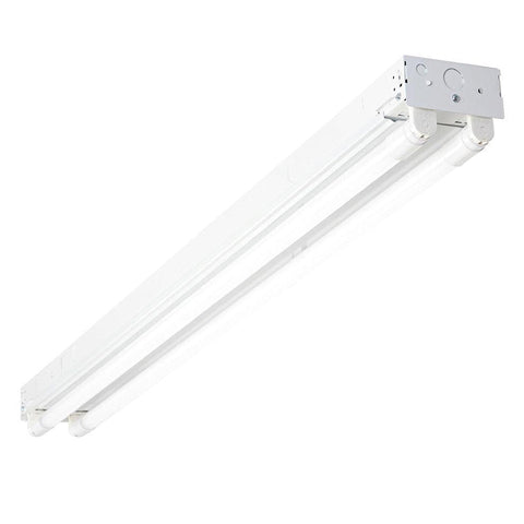 Westgate LRSL 4-ft 18W LED-Ready Strip Light, 5000K, Frosted Lamps, Pack of 6