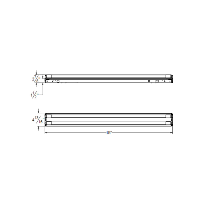 LRSL 4-ft LED-Ready Strip Light, (Pack of 6)