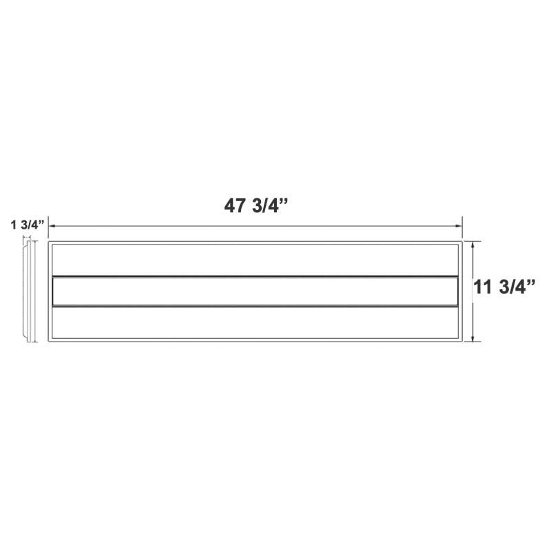 LTRB 1X4 20W/30W/40W LED Backlit Panel Light, CCT Selectable, Up to 4800 Lumens, Dimmable, 120-277V