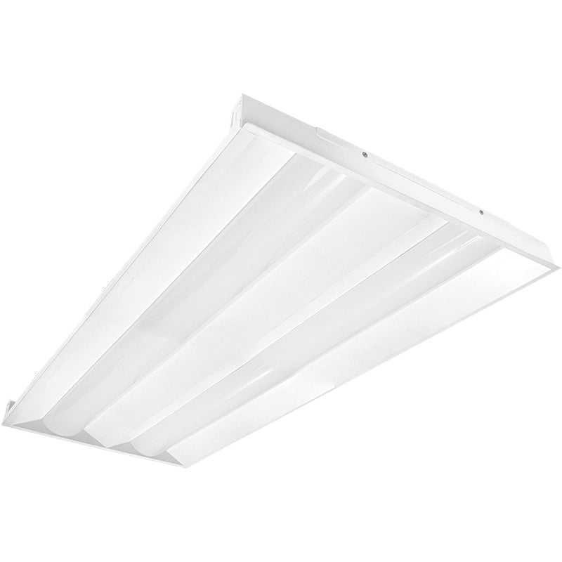 LTRD 2X4 30W/40W/50W LED Dual Lens Troffer, CCT Selectable, Up to 6250 Lumens, Dimmable, 120-277V