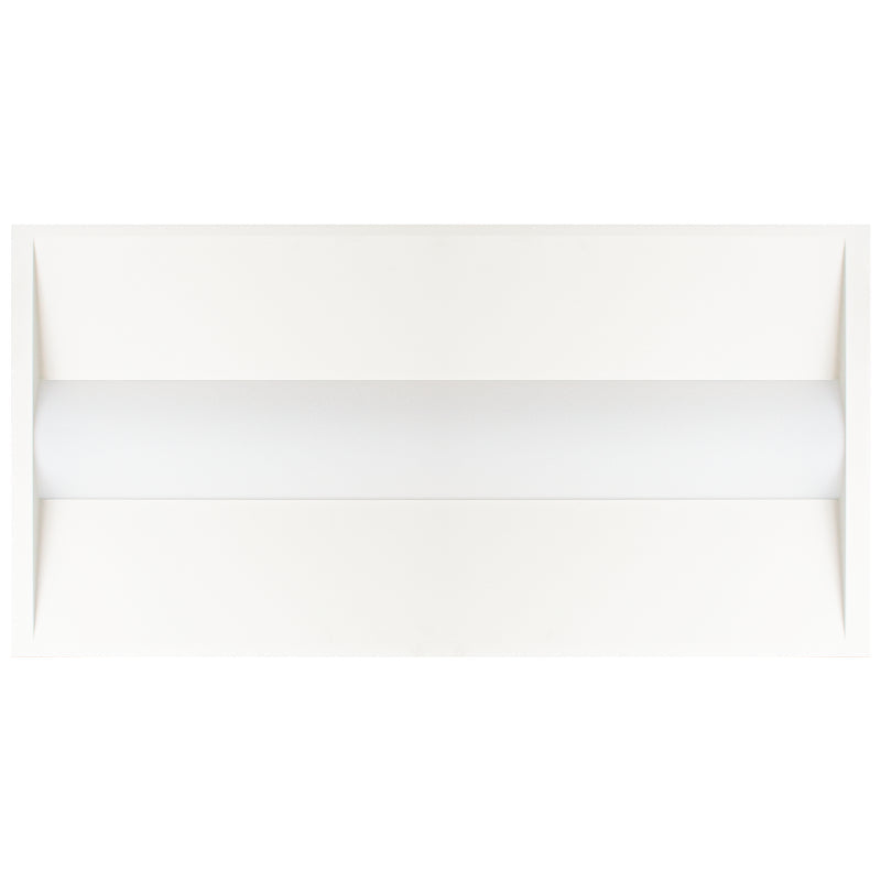 LTRE 2x4 32W/40W/50W LED Troffer, CCT Selectable, Up to 6250 Lumens, Dimmable, 120-277V, 2-Pack