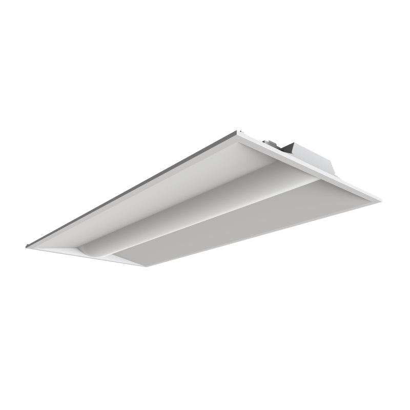 LTRE 2x4 32W/40W/50W LED Troffer, CCT Selectable, Up to 6250 Lumens, Dimmable, 120-277V, 2-Pack