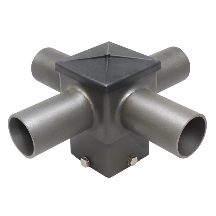 PSS4Q90HTZ Square Horizontal Tenons - 90°, 4" pole