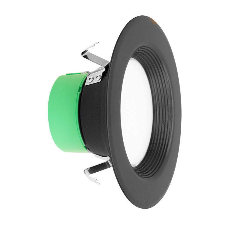 RDL4-BF 4" 10W LED Baffle Recessed Trim, CCT