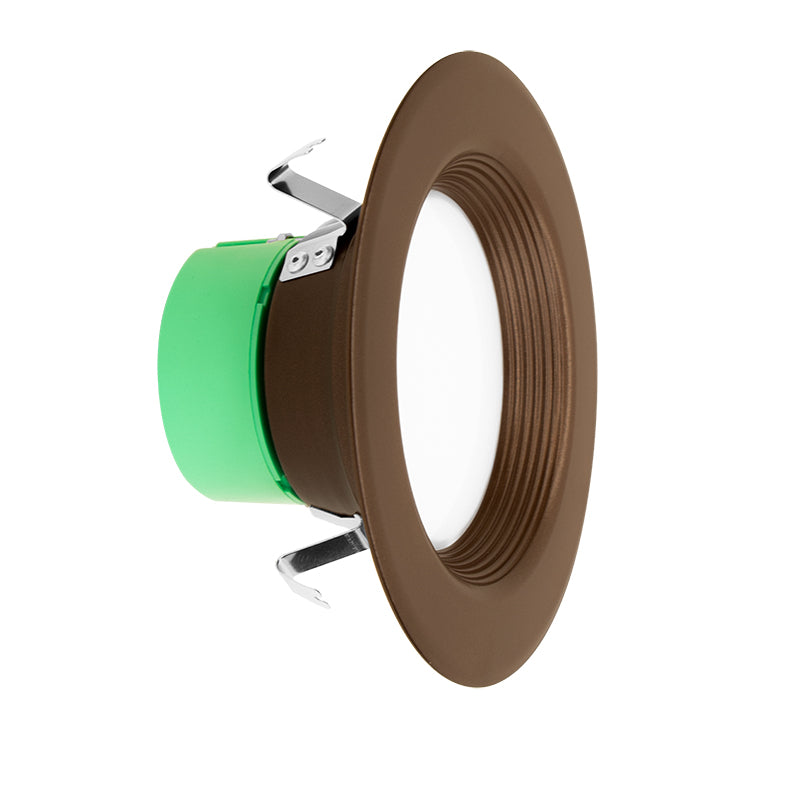 RDL4-BF 4" 10W LED Baffle Recessed Trim, CCT