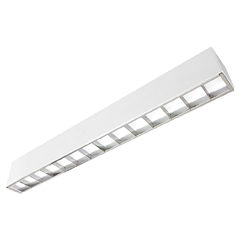 SCX 3FT 30W LED Linkable Linear Light, CCT, Louver Lens