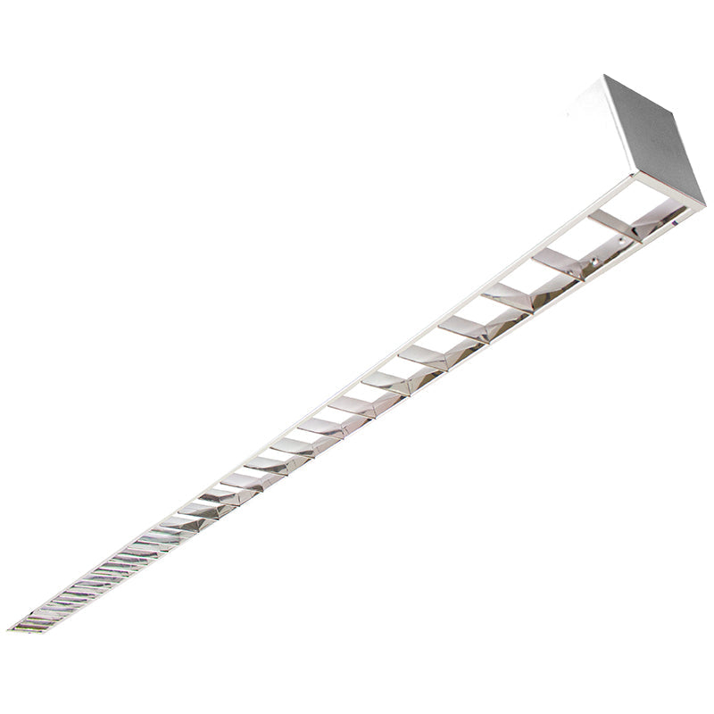 SCX 6FT LED Linear Lights, CCT, Louver Lens